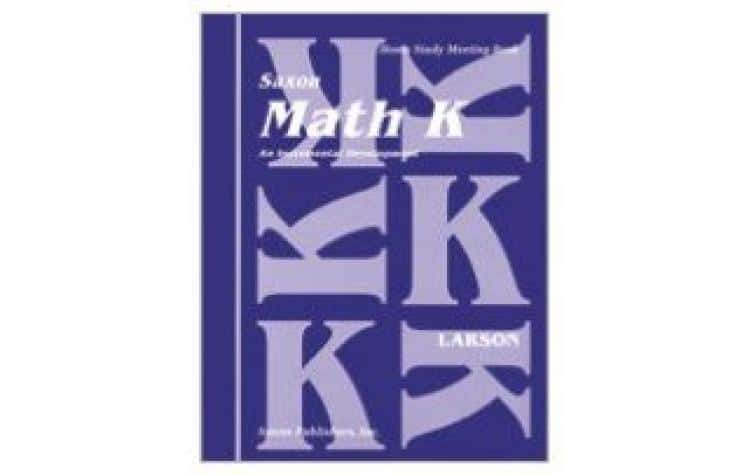 Saxon Math K Meeting Book