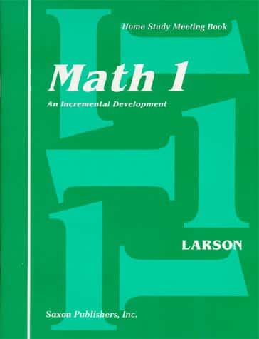 SAXON MATH 1 MEETING BOOK (1ST ED)