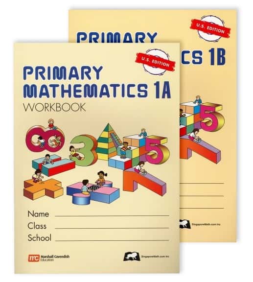 Singapore Math 1 Workbooks (1A & 1B)