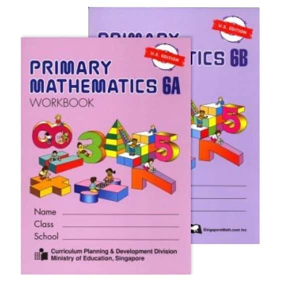 Singapore Math 6 Workbooks (6A & 6B)